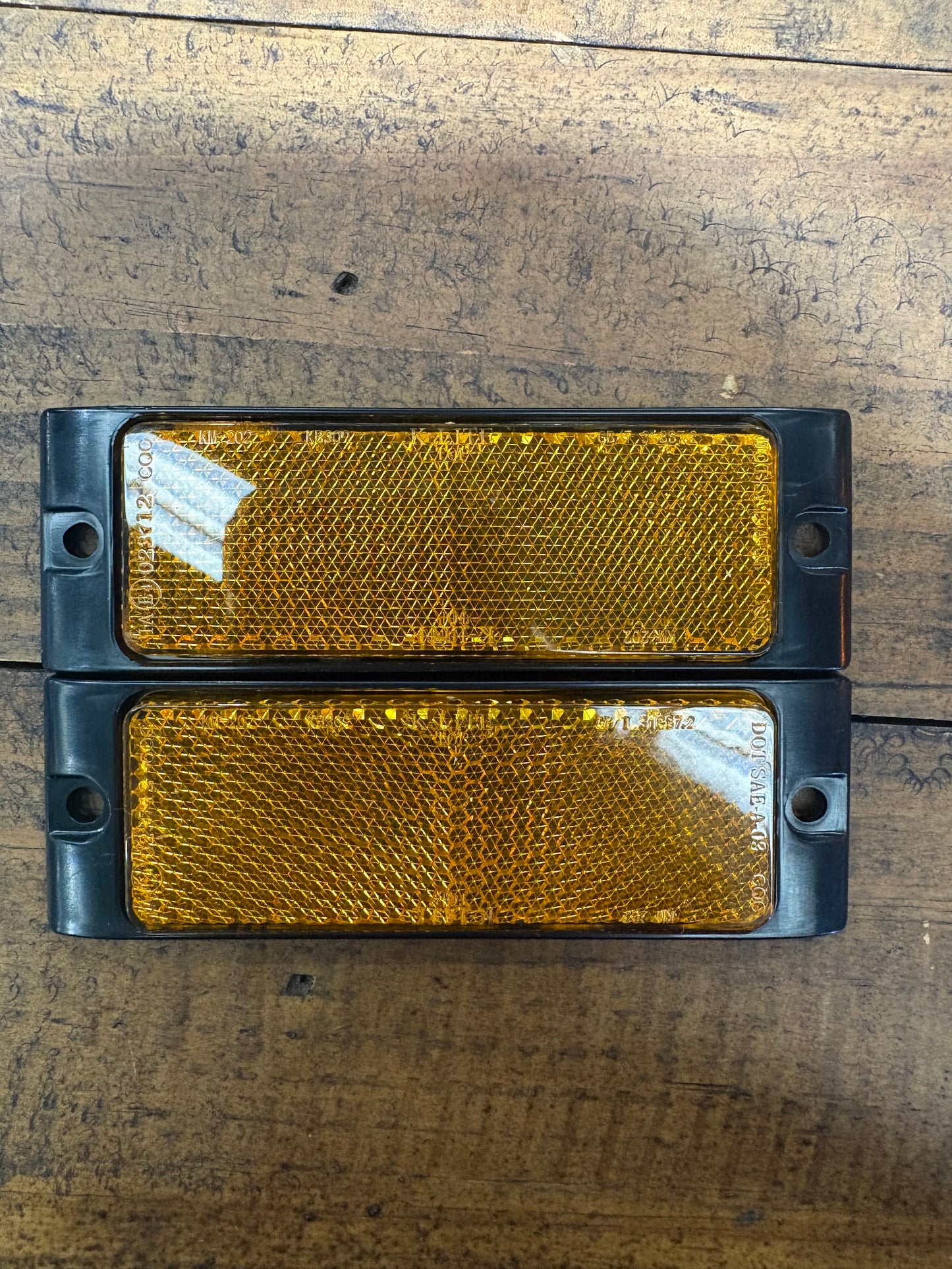 Yellow Reflectors Pair