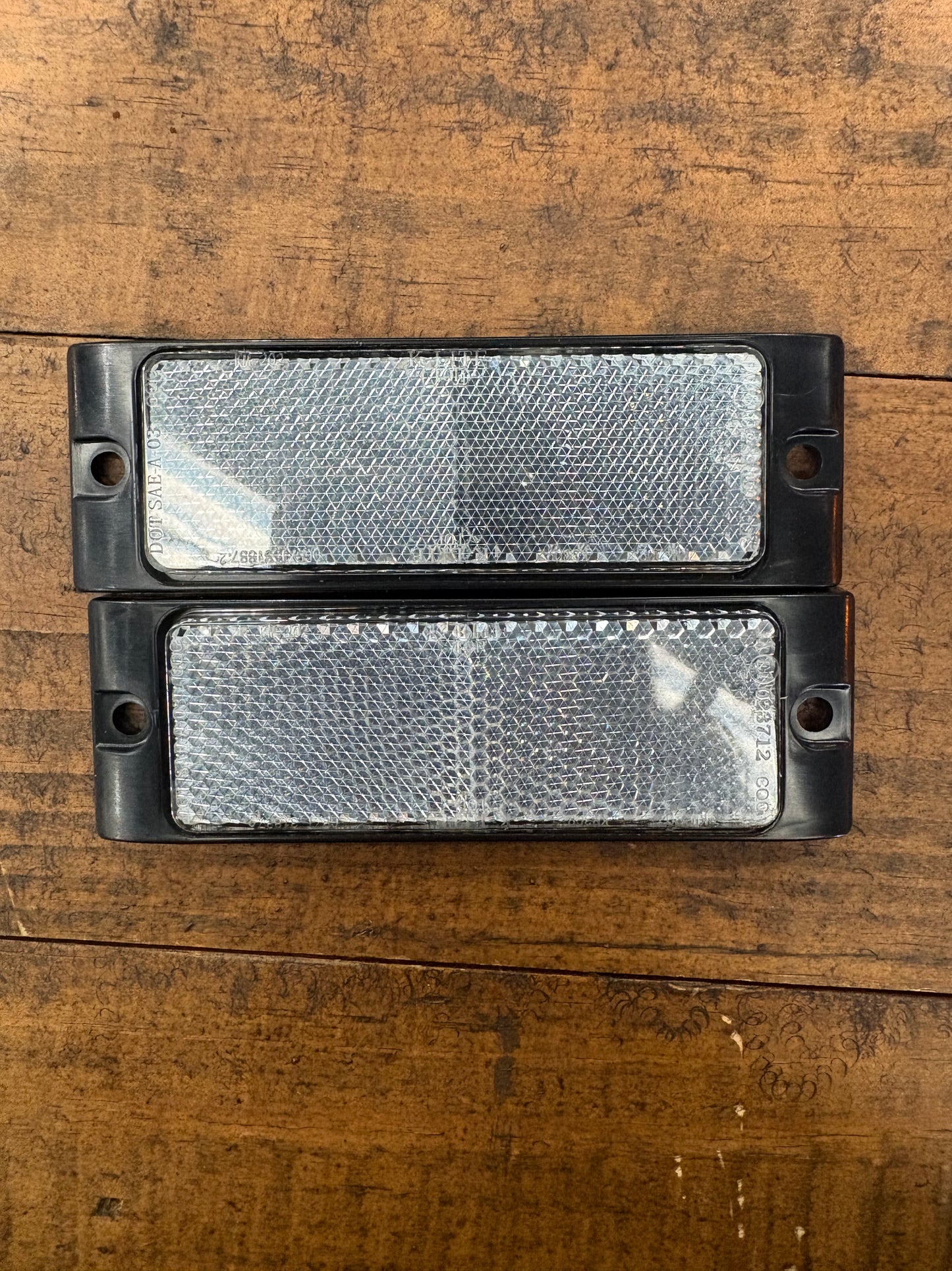 White Reflectors Pair