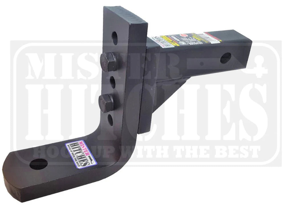 Mister Hitches Heavy Duty Adjustable Ball Mount - 4000kg, 12 Stage MHABM-5XHDP