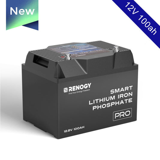 100Ah Smart Lithium Pro Battery - Bluetooth Enabled, 12V