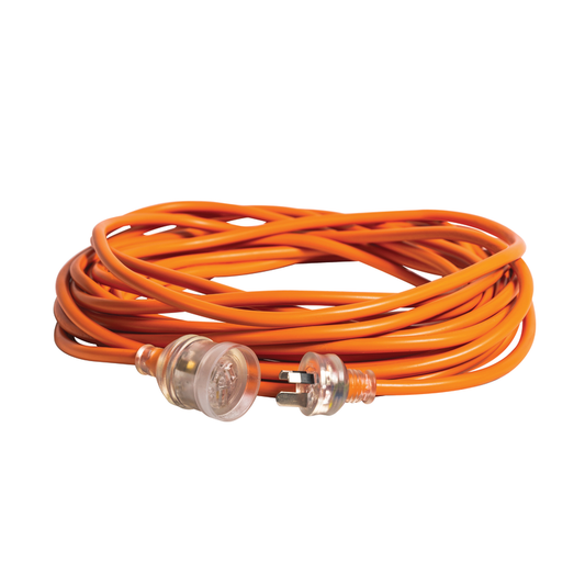 Extension Lead 15 Amp 10m - Heavy Duty with LED Plug