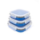 Companion Popup Food Containers (Blue, 3 Pack) | Collapsible & BPA-Free