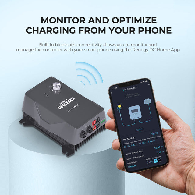 Renogy REGO 60A MPPT Solar Charge Controller - High Efficiency