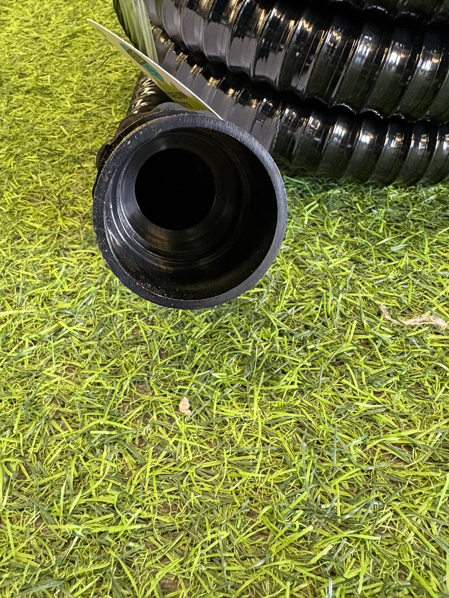 Sullage Waste Hose with 40mm Fitting-5m BLK Roll- 27mm I.D.