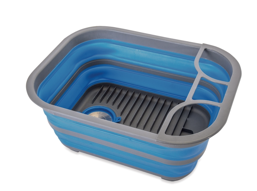 Popup Dish Tray & Tub - Collapsible & Convenient Design