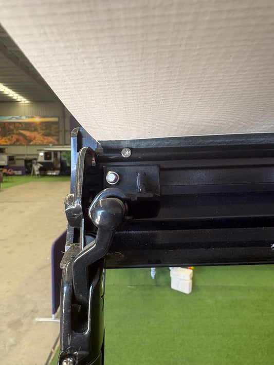 Awning Leg Hinge- Rear BLACK| Caravan Awning Replacement Part