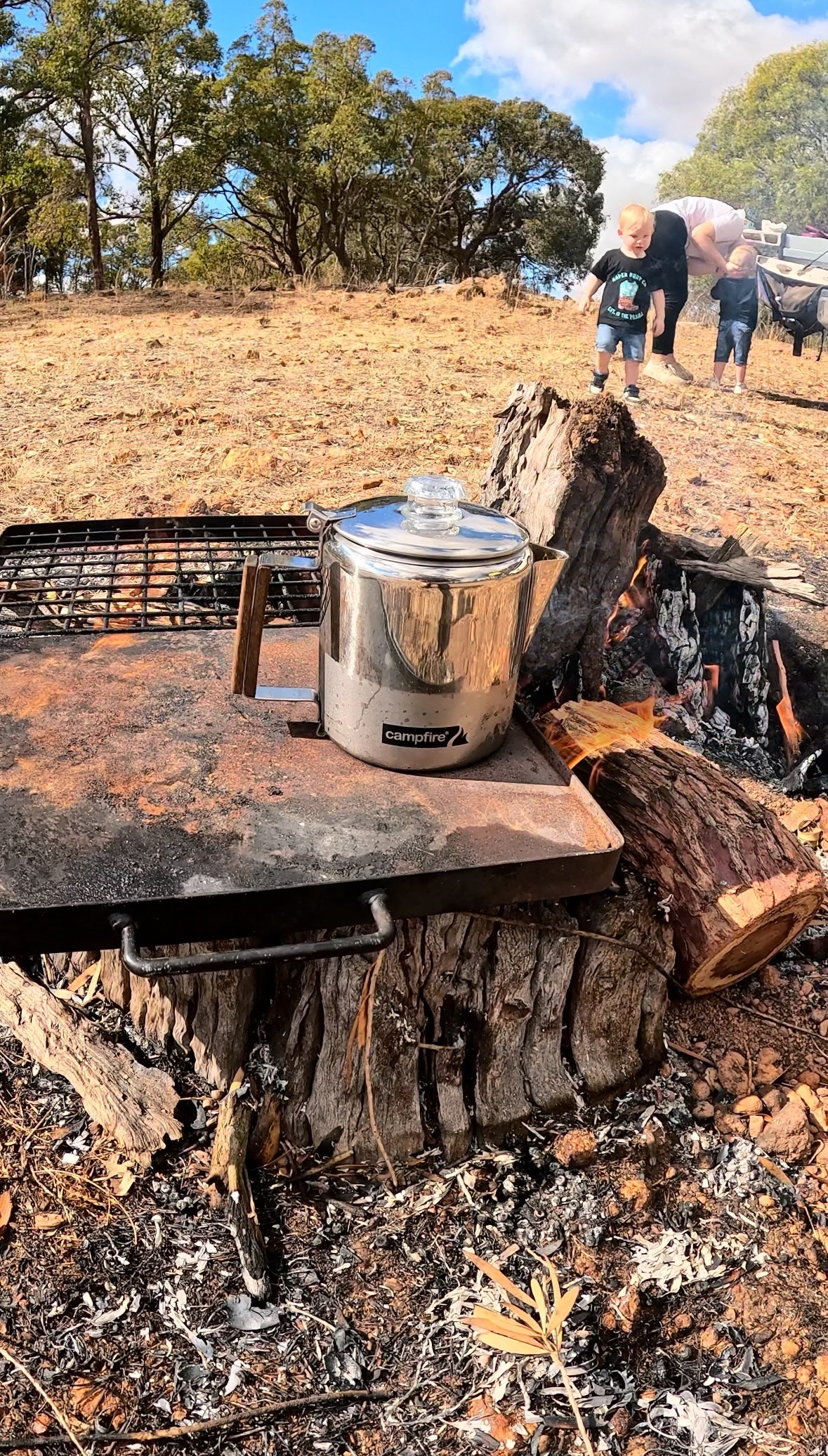 Campfire Coffee Percolator | 6-Cup Stainless Steel Outdoor Brewer