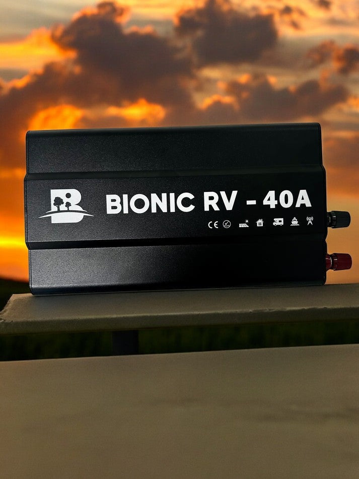 Bionic RV 40amp Multi-Stage Battery Charger | LiFePO4, AGM & GEL Compatible