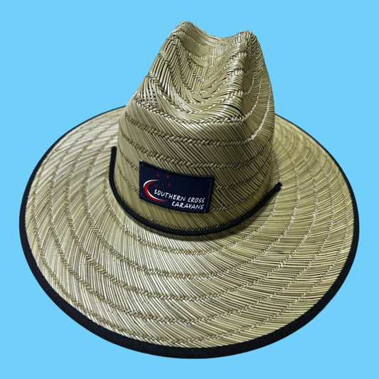 Southern Cross Caravans Straw Hat - Lightweight & Breathable