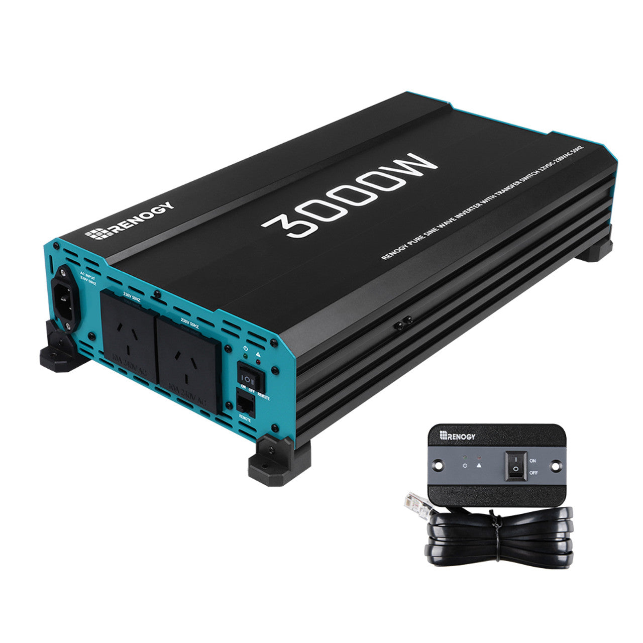 Renogy 3000W Pure Sine Wave Inverter – Off-Grid Power for Caravans