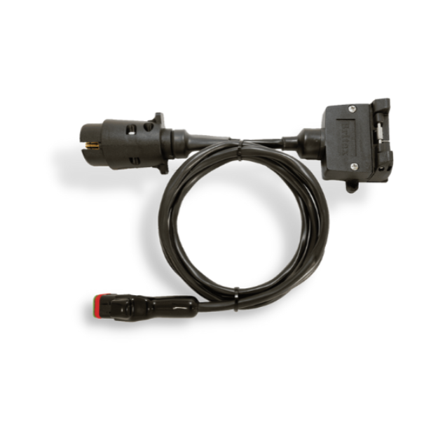 Elecbrake controller with round plug adapter