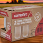 Campfire Tritan Stemless Red Wine Glasses 590ml (2 Pack) | Shatterproof & BPA-Free