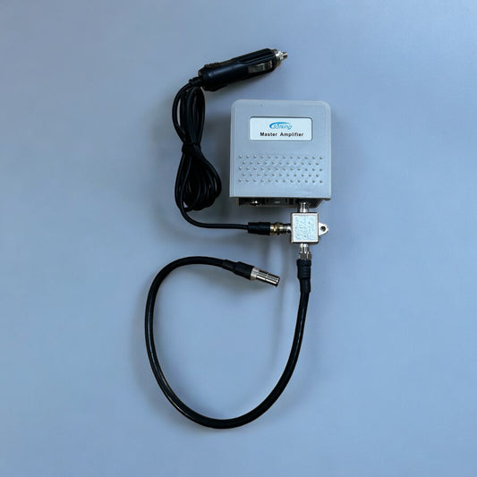 Fold Away Antennas Signal Booster - 12V, 35dB Amplifier